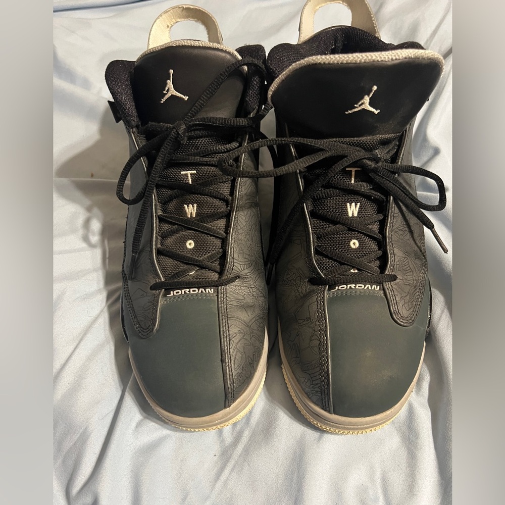 Jordan Black and White Men's Sneakers